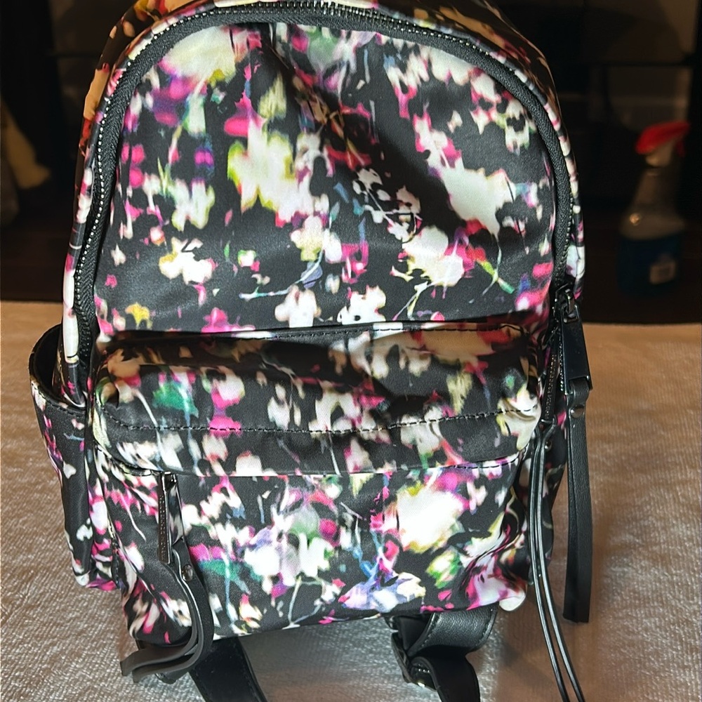 French Connection tie dye mini backpack